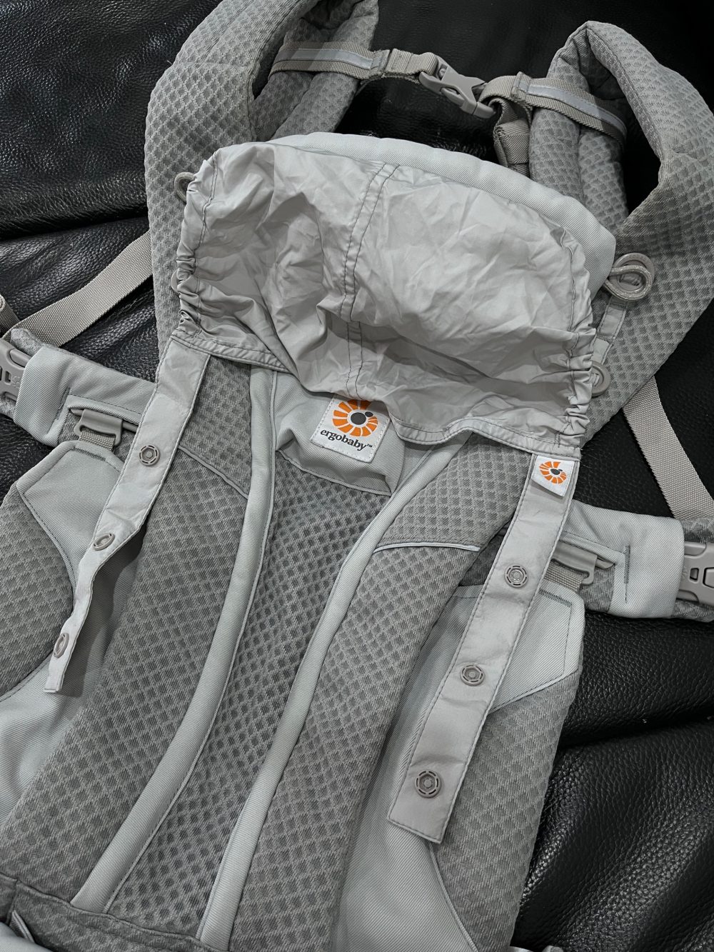 Địu Ergobaby Omni Breeze màu xám (0→4y ~ 3,2→20kg) - Ảnh 10