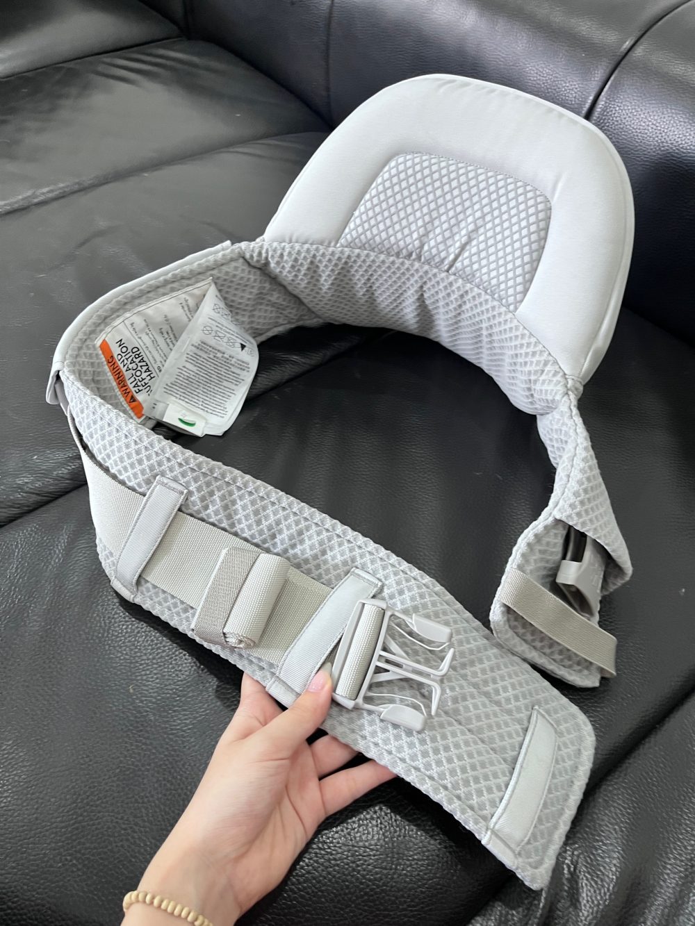 Địu Ergobaby Alta Hip Seat, Pearl Grey( size: 5kg5->20kg ~ 4->48m) full box - Ảnh 17