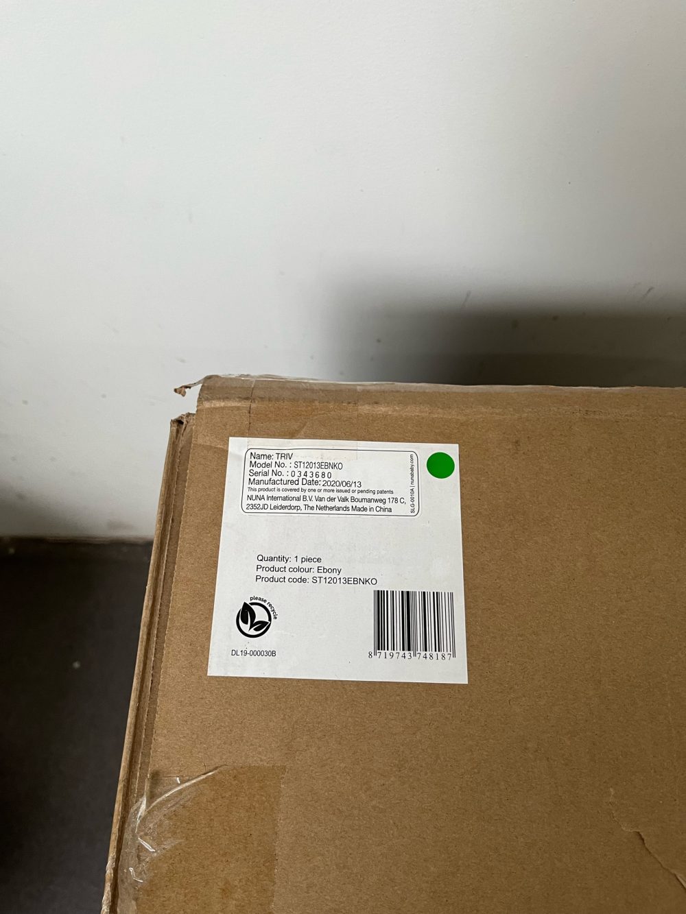 Xe đẩy Nuna triv màu xám be khung đen ( size: 0->22kg, full box) kèm cúp holder và adapter - Ảnh 28