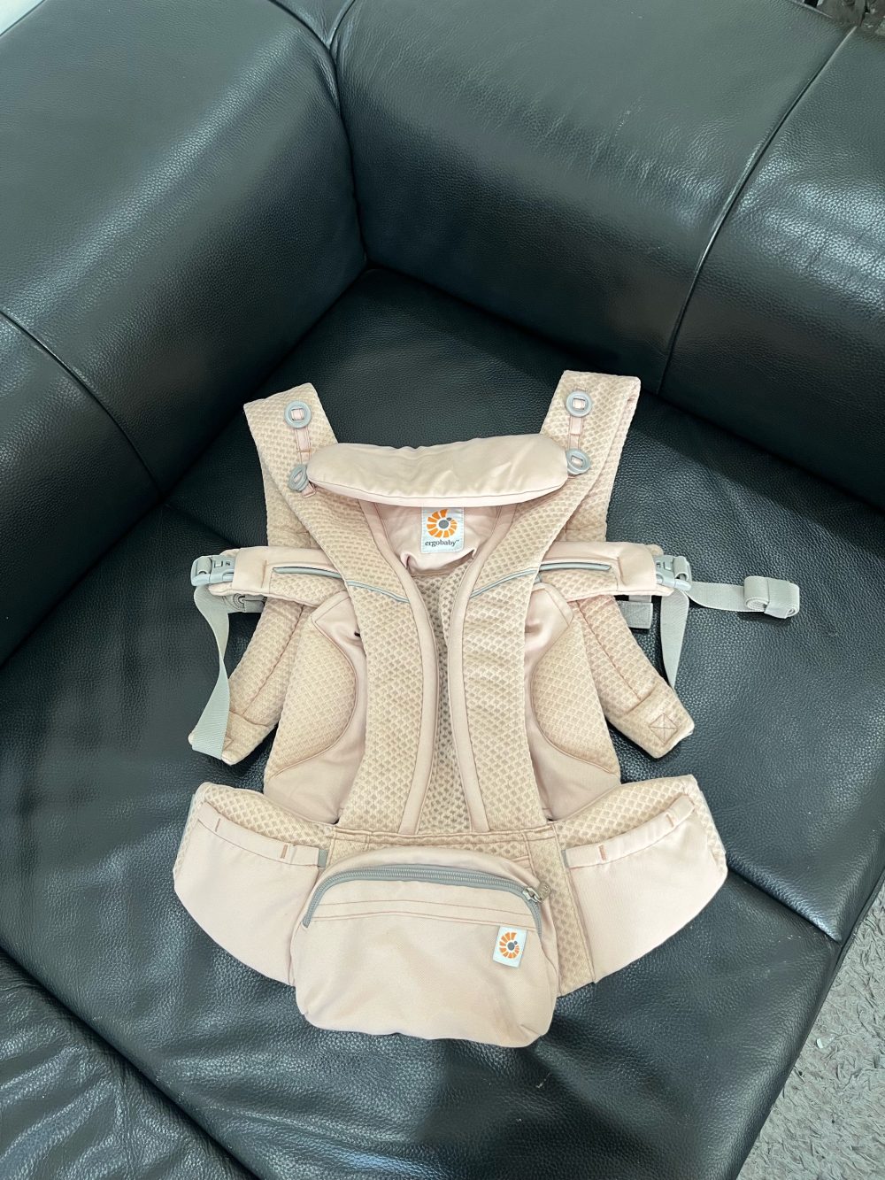 Địu Ergobaby Omni Breeze, Pink Quartz (size: 3.2->20kg ~ 0->48m) full box - Ảnh 5