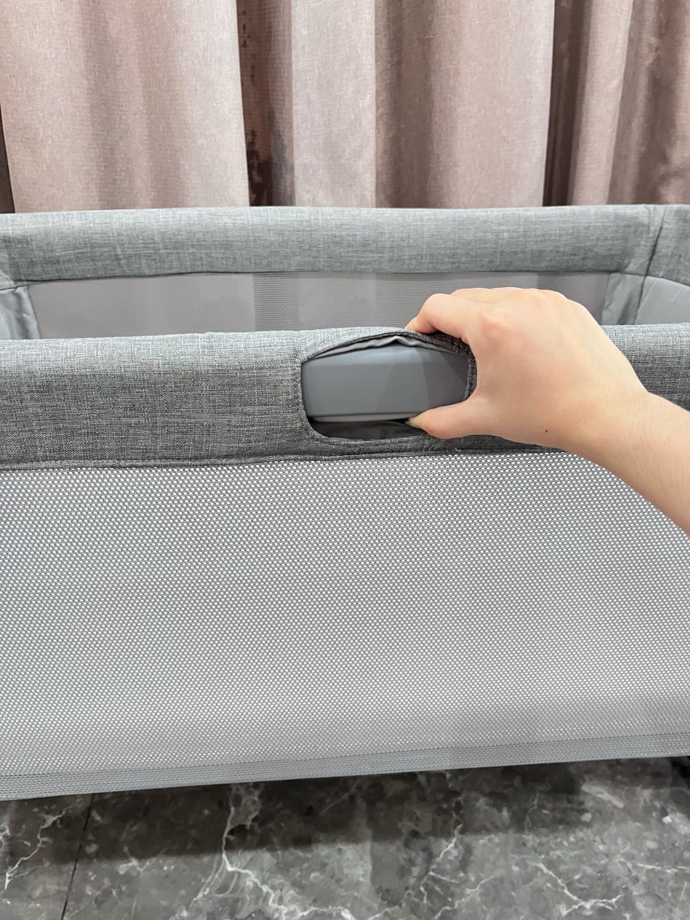 Nôi ngủ Joie Roomie Glide Foggy Gray (tối đa 9kg) - Ảnh 11