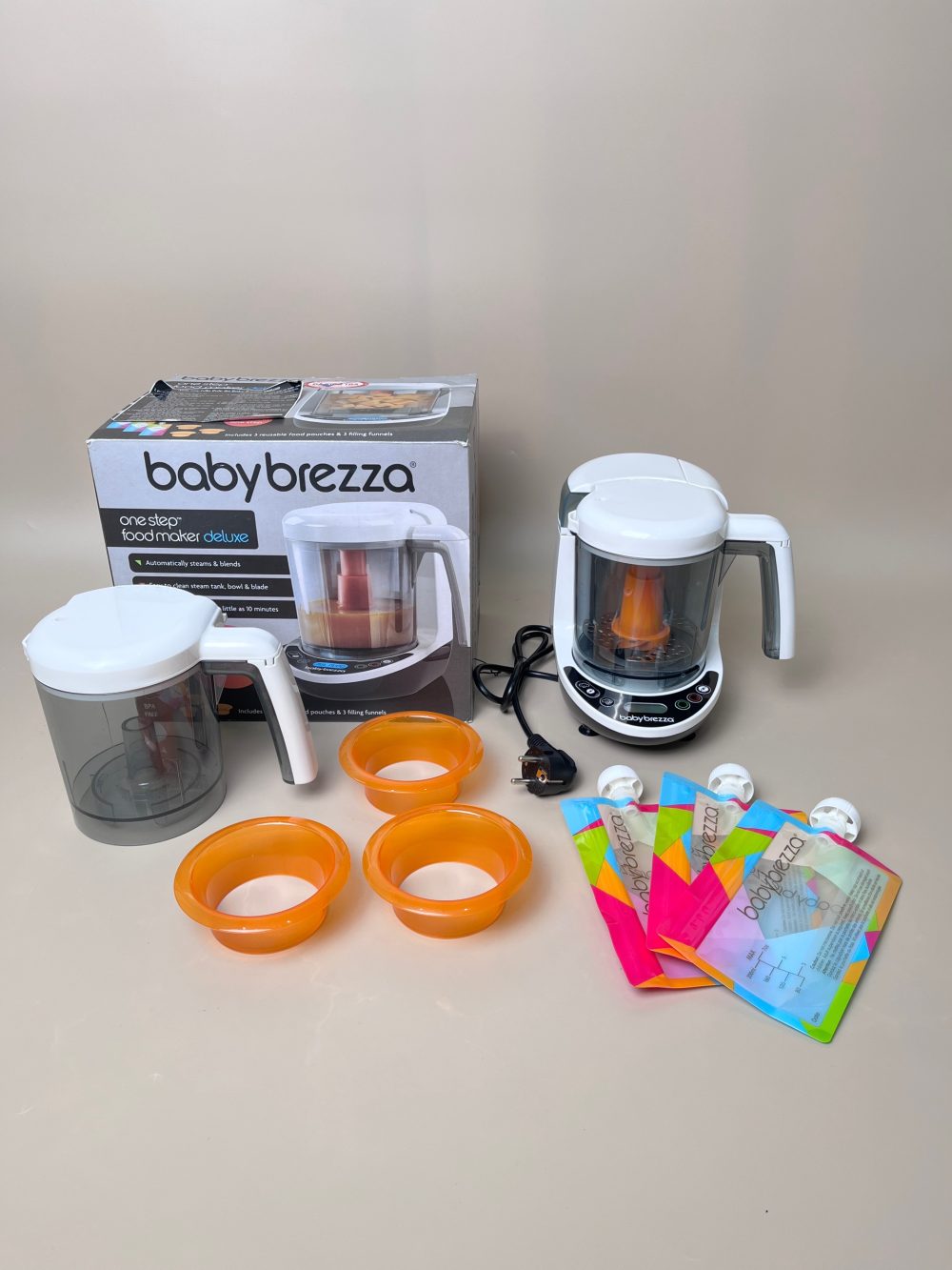 Máy xay hấp đa năng Baby Brezza Deluxe kèm thêm 1 cối thay thế (full box) - Ảnh 23