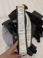 Địu Chicco Ultrasoft màu ghi đen (size: sơ sinh -> 11.4kg) - Ảnh 7