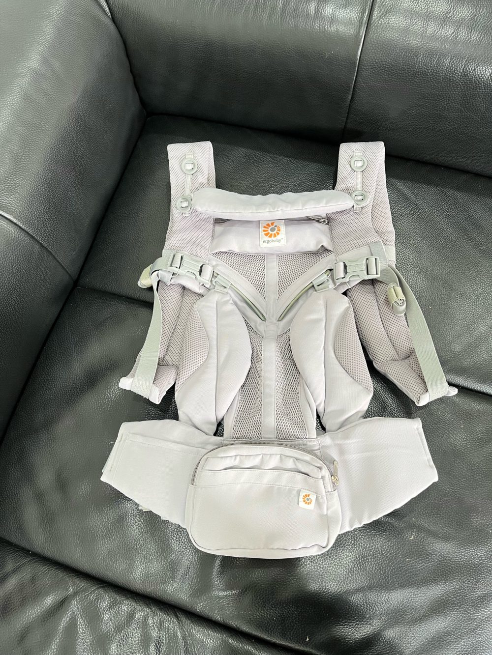 Địu Ergobaby Omni 360 Cool Air Mesh, Pearl Grey ( size:0->48m~ 3kg2->20kg) - Ảnh 4