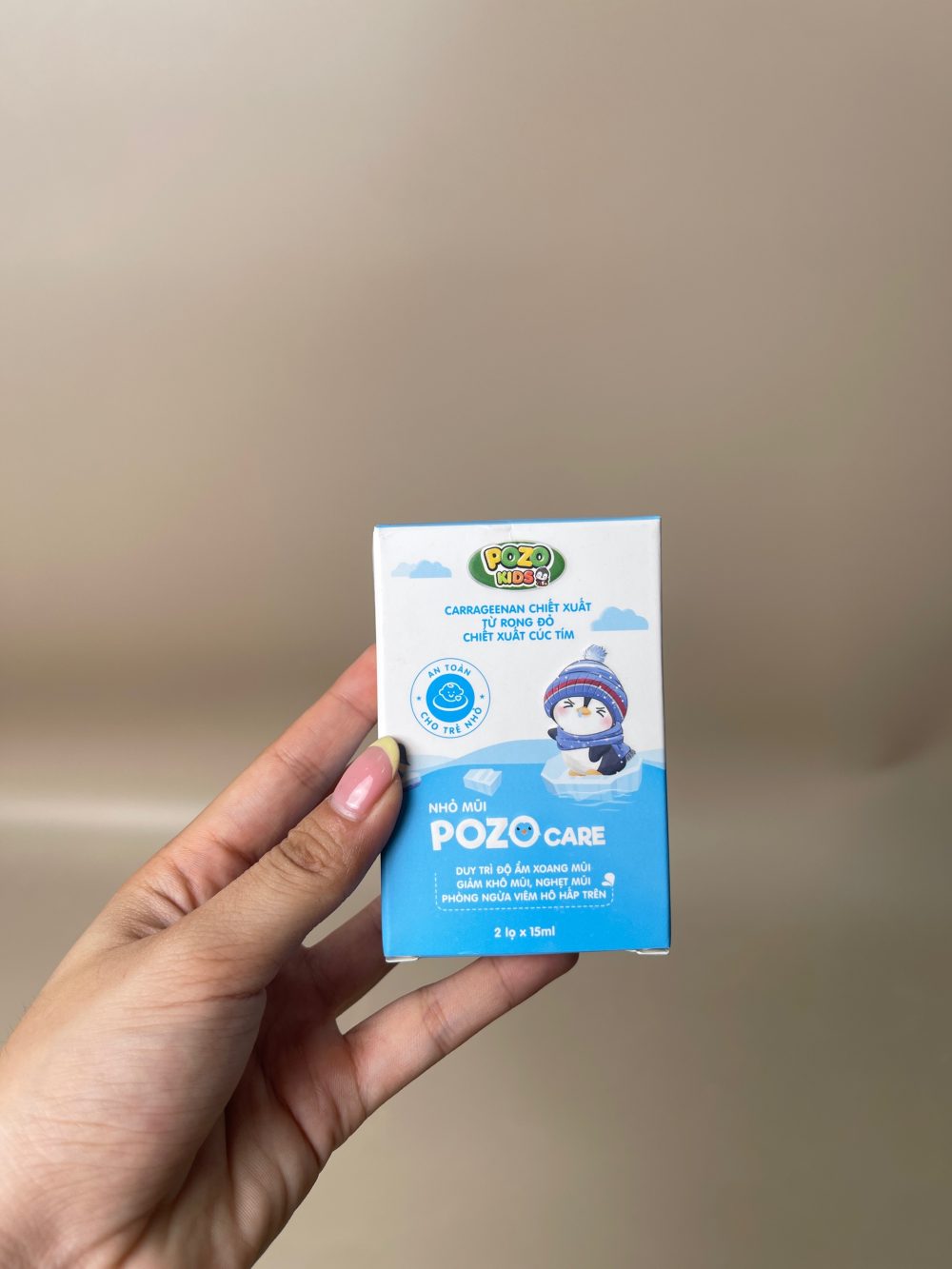 Set 2 món xịt bổ sung D3, K2 Babicao spray và nhỏ mũi Pozo Care - Ảnh 5