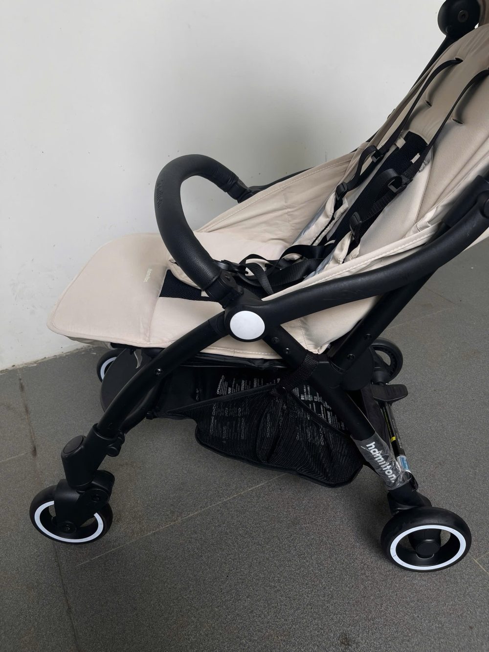 Xe đẩy Hamilton x1 plus màu be (size: sơ sinh->20kg ) - Ảnh 15