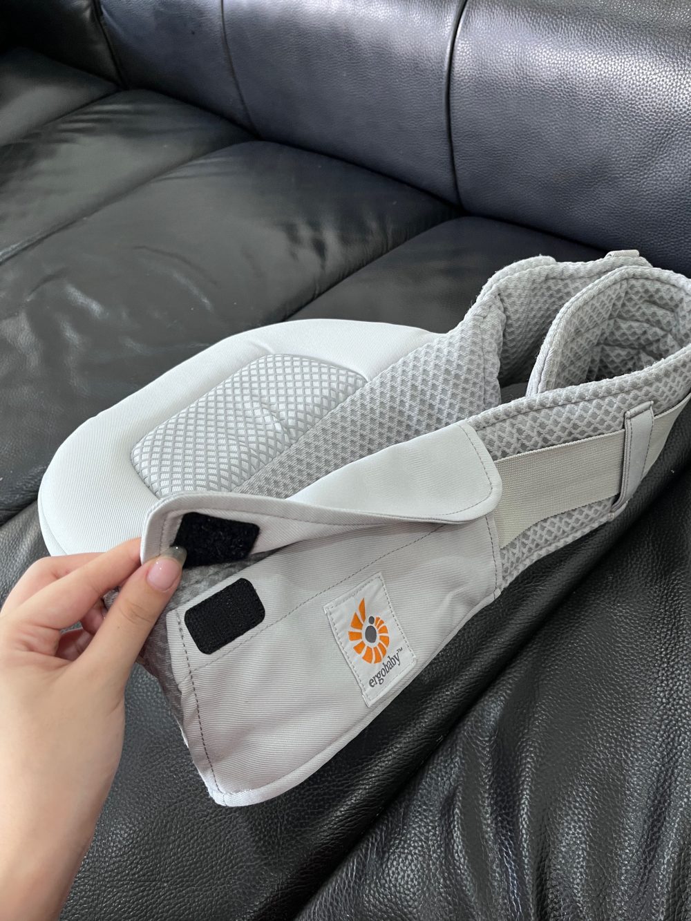 Địu Ergobaby Alta Hip Seat, Pearl Grey( size: 5kg5->20kg ~ 4->48m) full box - Ảnh 18