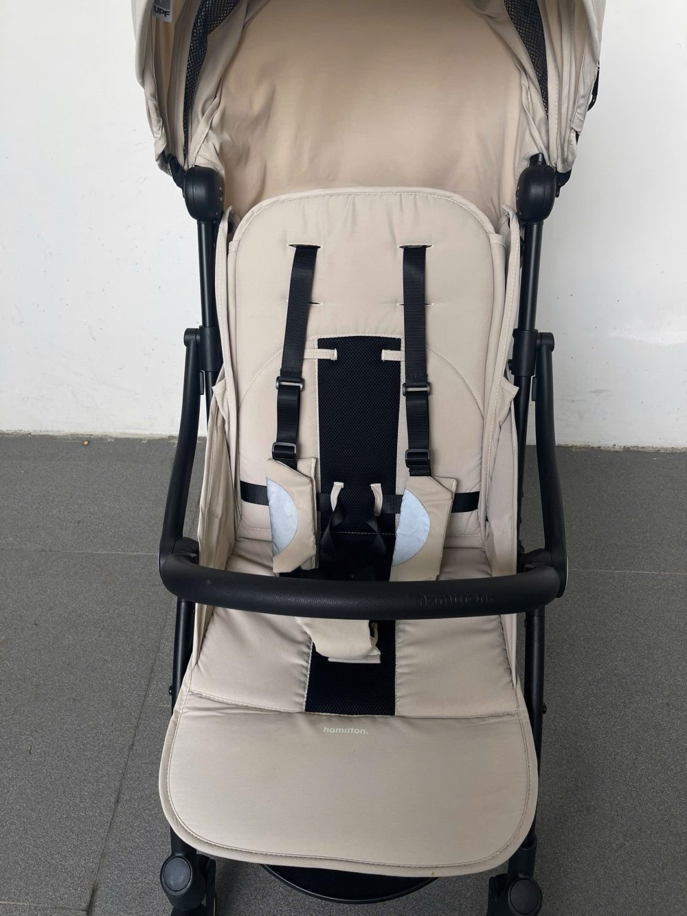Xe đẩy Hamilton x1 plus màu be (size: sơ sinh->20kg ) - Ảnh 5