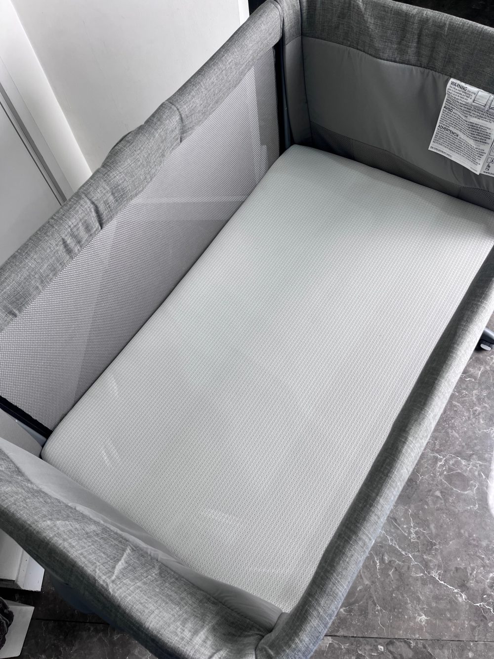 Nôi ngủ Joie Roomie Glide Foggy Gray (tối đa 9kg) - Ảnh 7