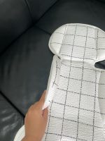 Đệm lót xe đẩy Dono&Dono có họa tiết kẻ sọc đen trắng - Ảnh 4