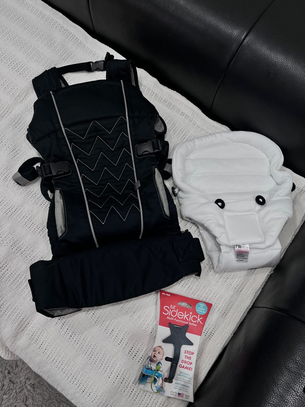 Địu 4 tư thế Mothercare ( size: Sơ sinh-> 15kg) tặng kèm dây đeo đa năng Lil' Sidekick - Ảnh 22