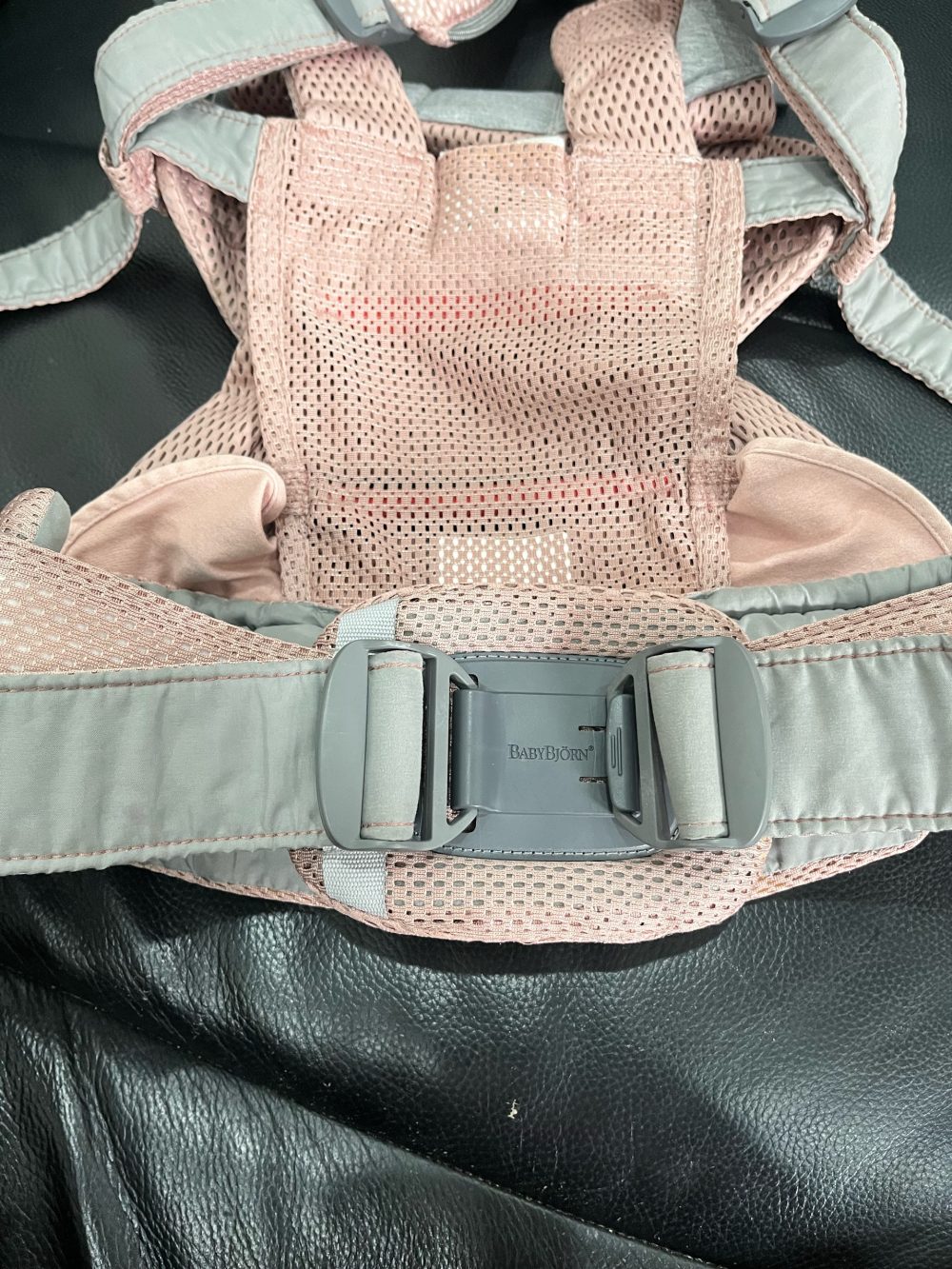 Địu Baby Bjorn Harmony dusty pink (size: 0->3y ~ 3kg2->15kg) - Ảnh 16