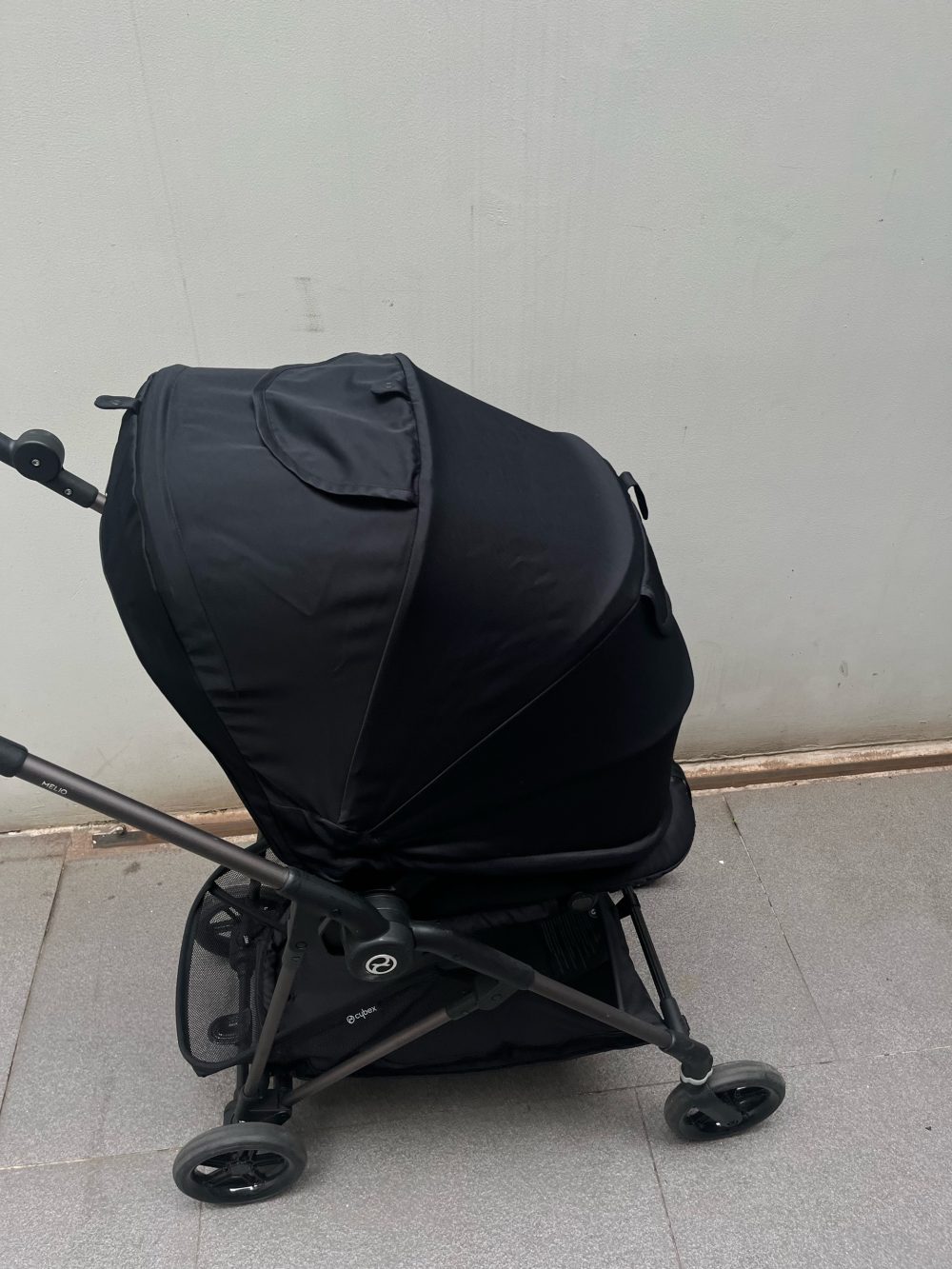 Xe đẩy Cybex melio TPE màu magic black - seal VNQ (Size: sơ sinh->3y, tối đa 15kg) full box - Ảnh 9