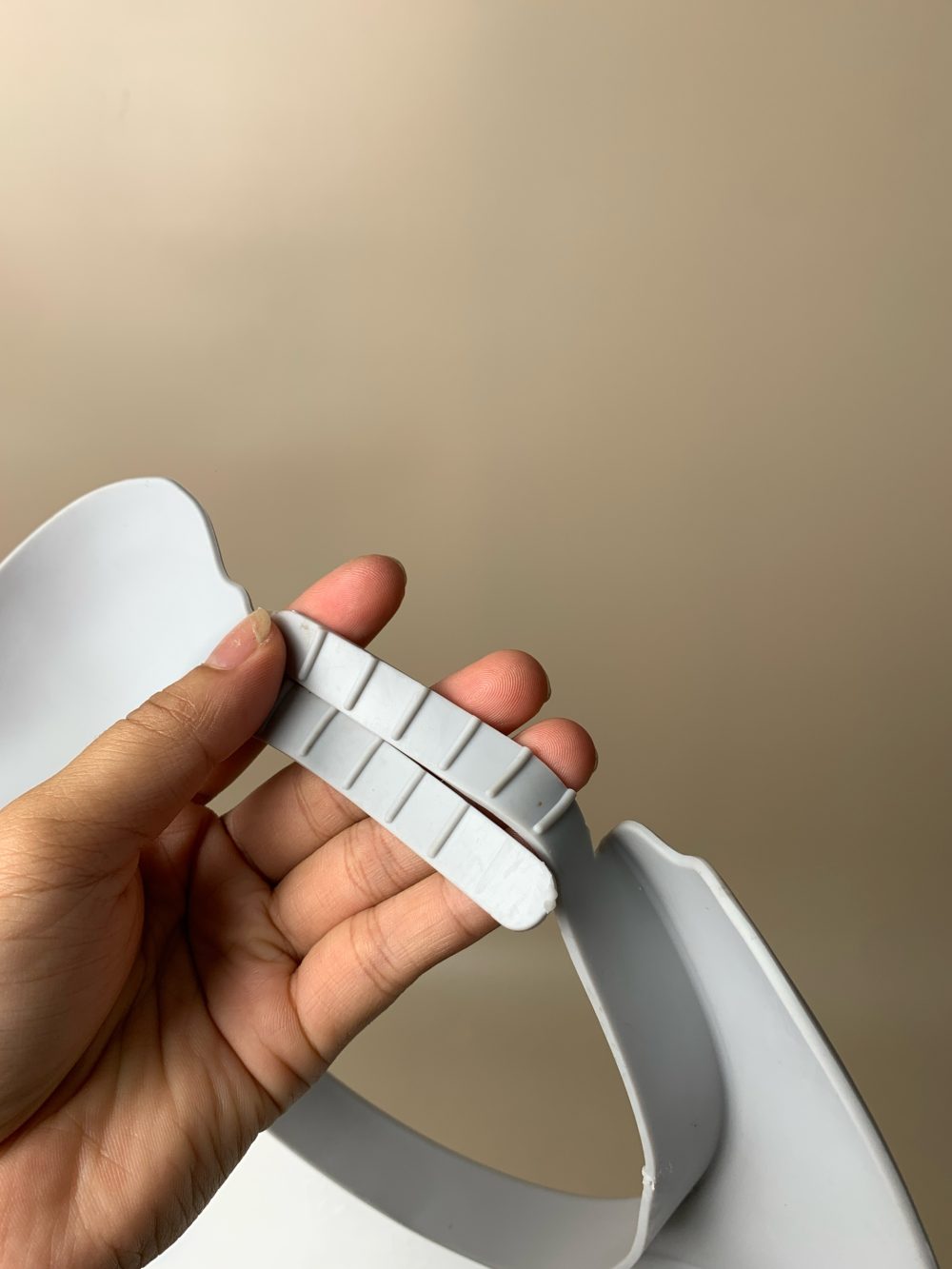 Set 4 món thau tắm, tựa lưng, ca tắm, mũ tắm màu xám, trắng - Ảnh 28