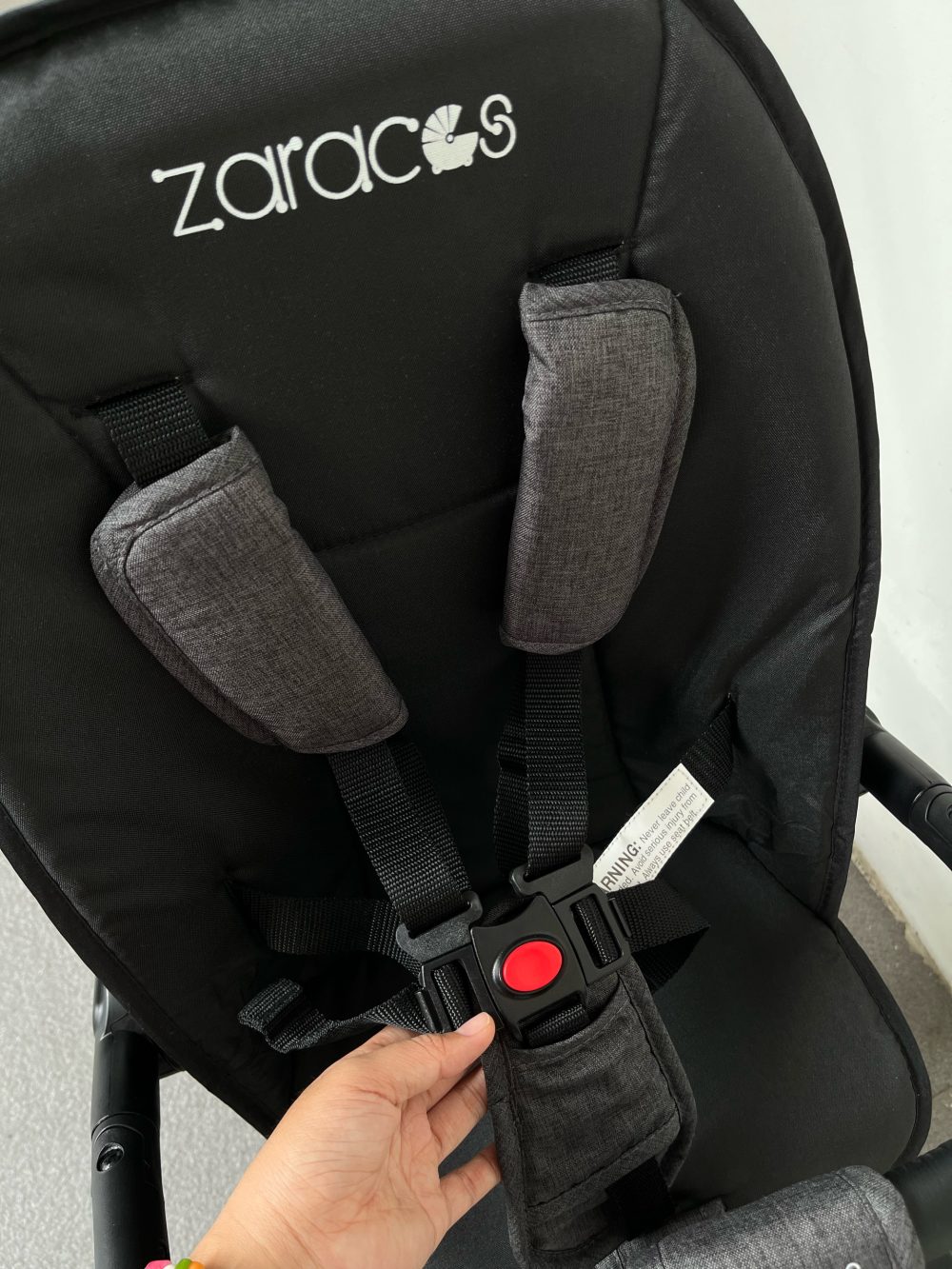 Xe đẩy Zaracos Aleron màu đen ( size: 6m-> 5y, tối đa 25kg) - Ảnh 10