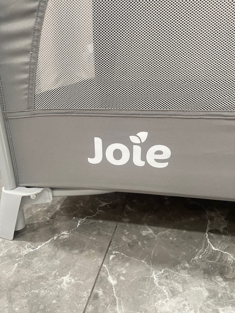 Giường cũi cho bé Joie Kubbie Sleep Foggy Gray (tối đa 9kg) - Ảnh 13