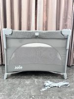 Giường cũi Joie Kubbie Sleep Foggy Gray (tối đa 9kg) tặng kèm đệm sơ dừa & drap size 80x50cm - Ảnh 3