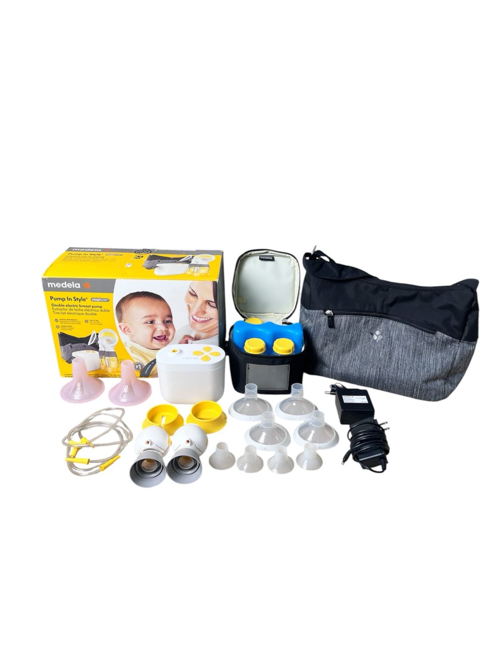 Máy hút sữa Medela Pump In Style maxflow (full box) tặng kèm 2 phễu hút sữa silicone Mini Pum - Ảnh 1