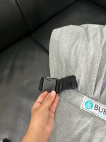 Địu vải BUBI Gen3 trợ lực vải cotton màu xám ( size: ) cho bé 0->2y~ 3kg5->14kg - Ảnh 7