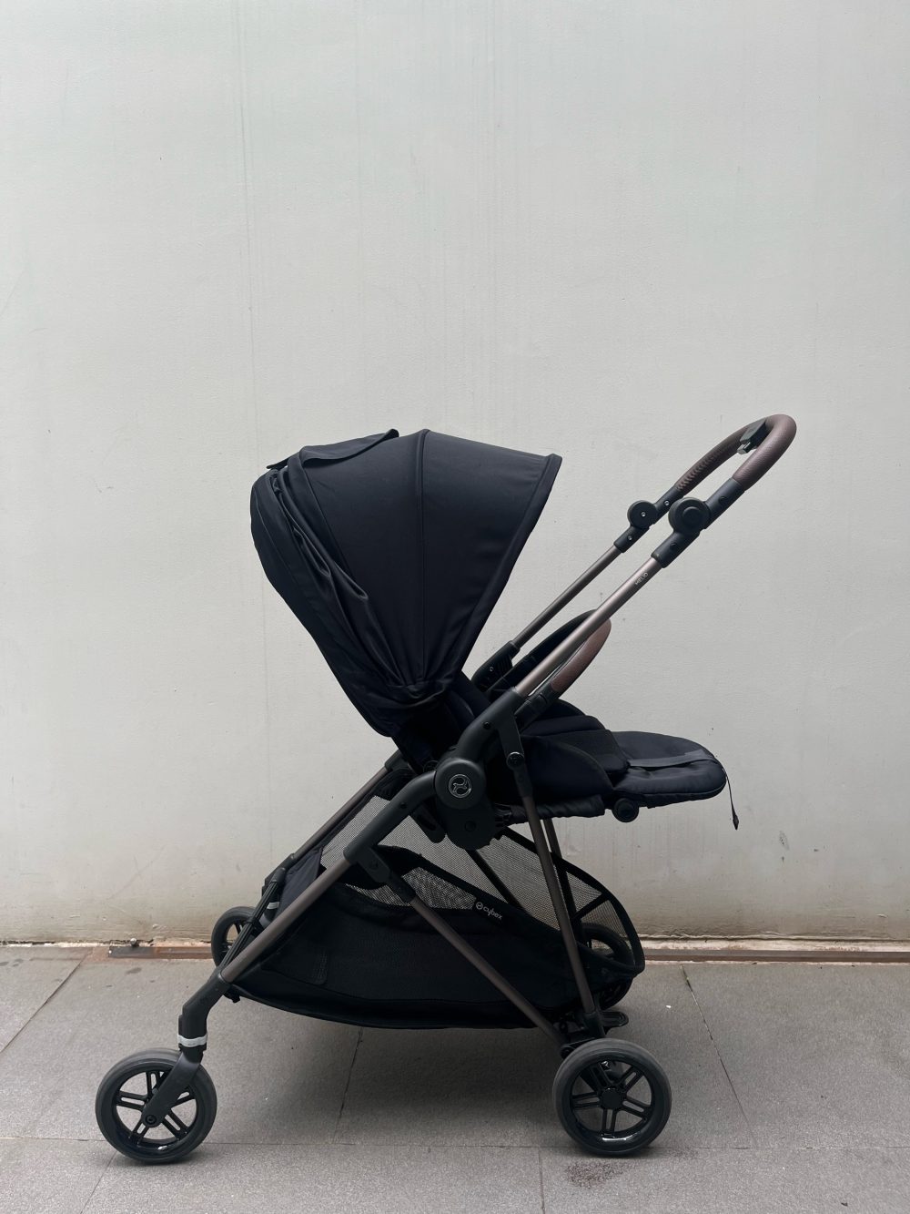 Xe đẩy Cybex melio TPE màu magic black - seal VNQ (Size: sơ sinh->3y, tối đa 15kg) full box - Ảnh 22