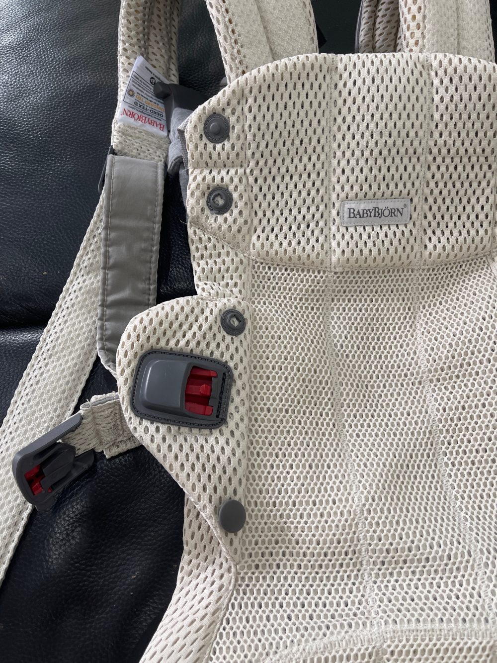 Địu Baby Bjorn Harmony màu kem (0->3y, tối đa 15kg, full box) - Ảnh 10