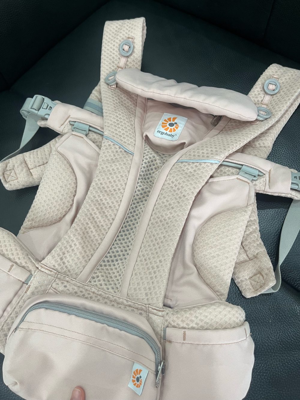 Địu cho bé Ergobaby Omni Breeze, Pink Quartz ( size: 3kg2->20kg~ 0->48m) - Ảnh 4
