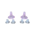 Set 2 Phễu hút sữa và 2 cặp đệm hạ size silicon MiniPum (no box)