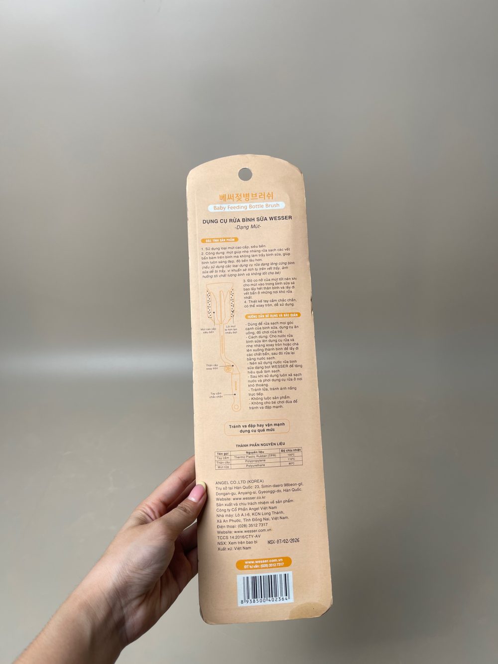 Máy hút sữa cầm tay Fatz Baby Handy3 + cọ rửa bình Wesser - Ảnh 22