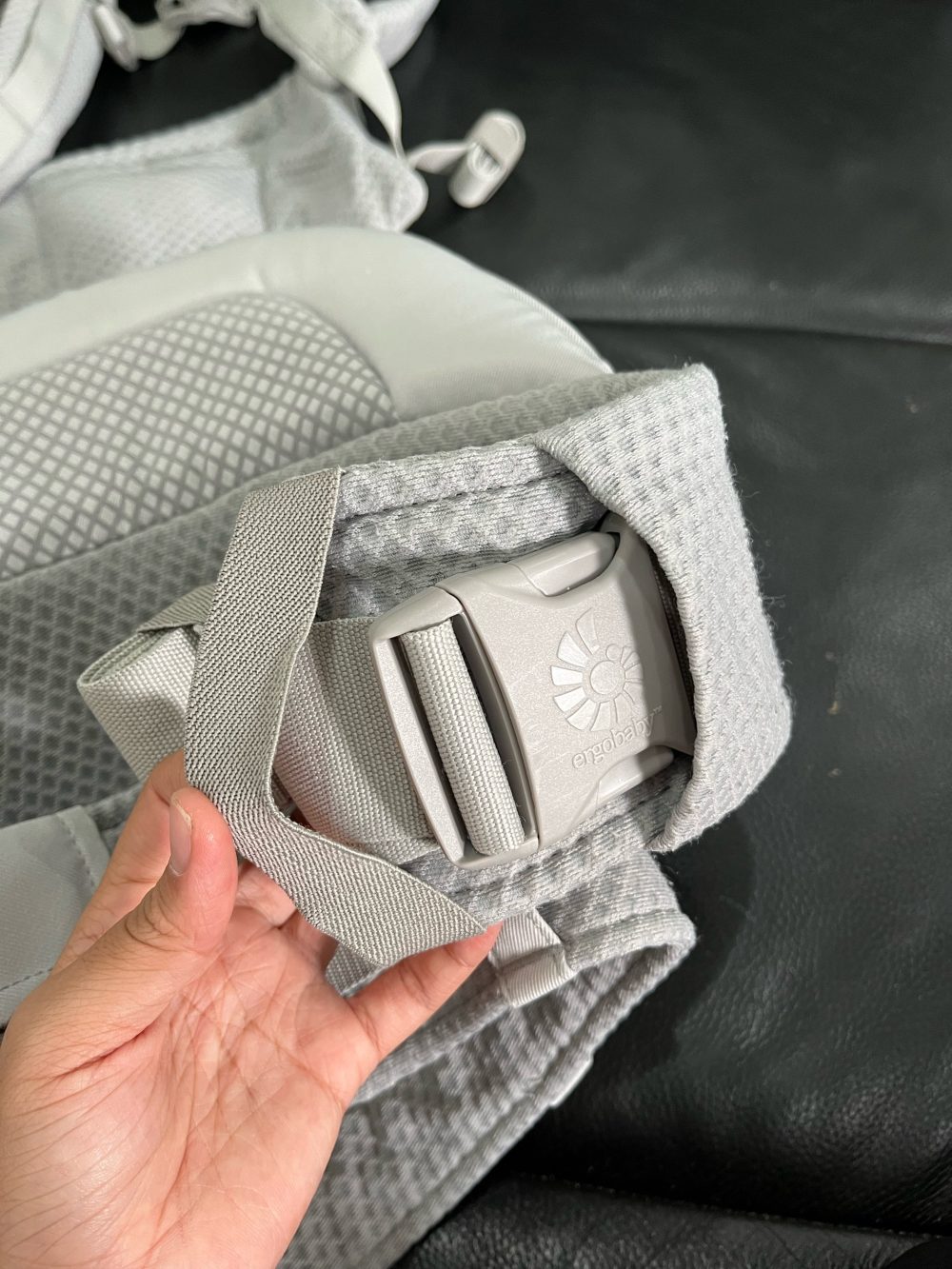 Địu Ergobaby Alta Hip Seat, Pearl Grey( size: 5kg5->20kg ~ 4->48m) - Ảnh 11