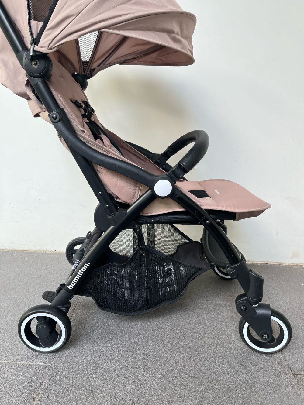 Xe đẩy gấp gọn Hamilton X1 plus màu nâu ánh hồng ( size: sơ sinh -> 20kg) - Ảnh 11