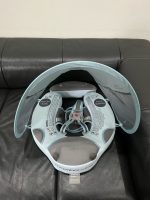 Phao bơi ngực Mambobaby màu xanh hoạ tiết bọ rùa có mái che ( size: 3->24m~ 6->18kg) - Ảnh 5