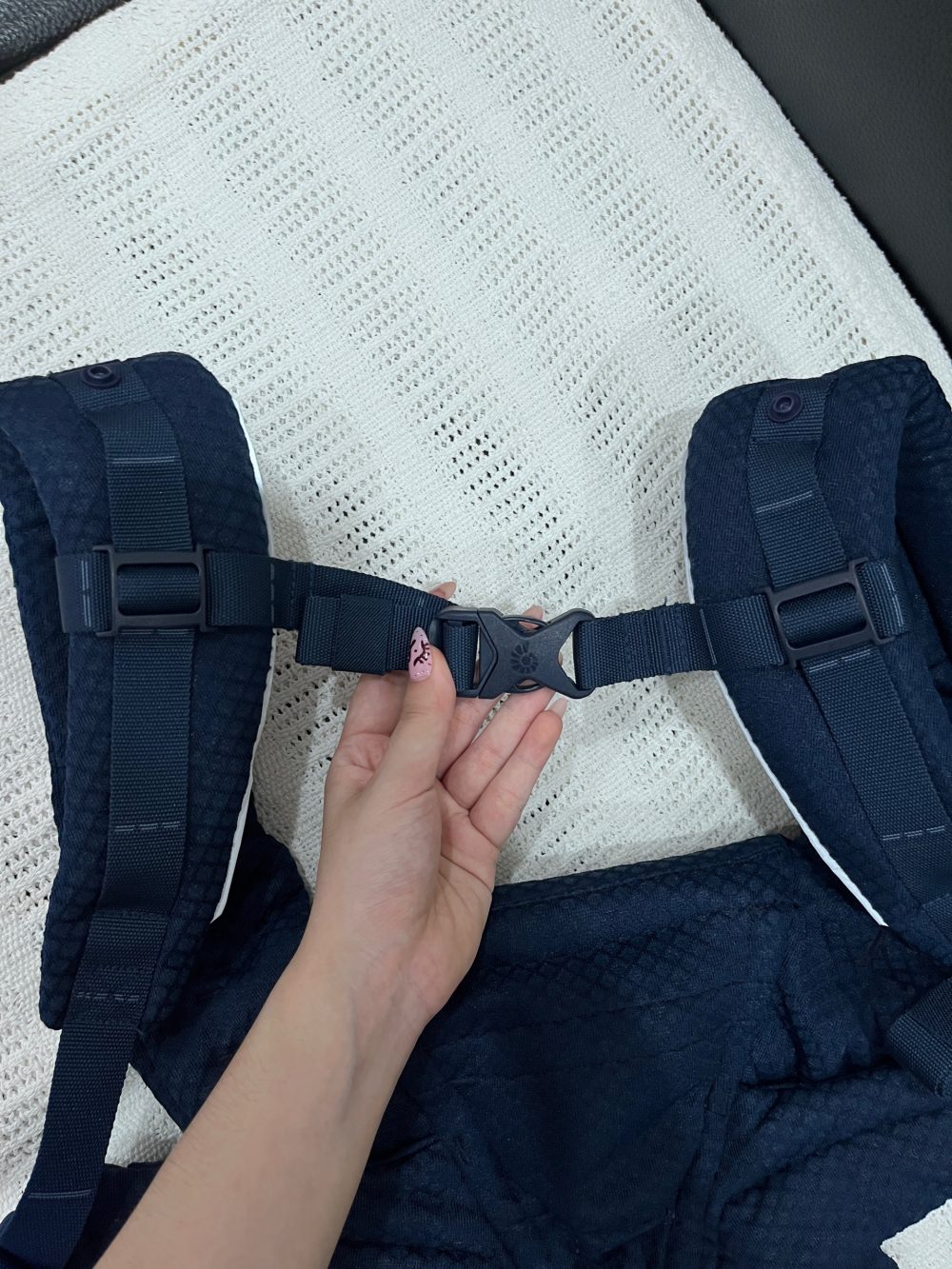 Địu bé Ergobaby Omni Deluxe, Midnight Blue ( size: 0->48m~ 3kg2->20kg4) full box - Ảnh 9