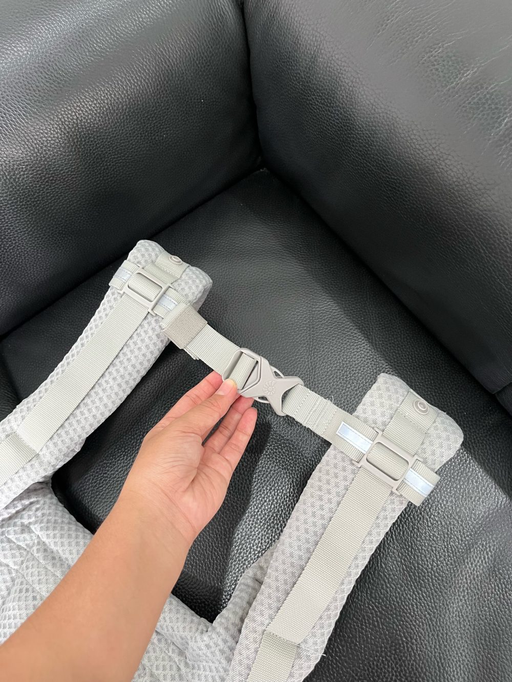 Địu Ergobaby Alta Hip Seat, Pearl Grey( size: 5kg5->20kg ~ 4->48m) - Ảnh 5