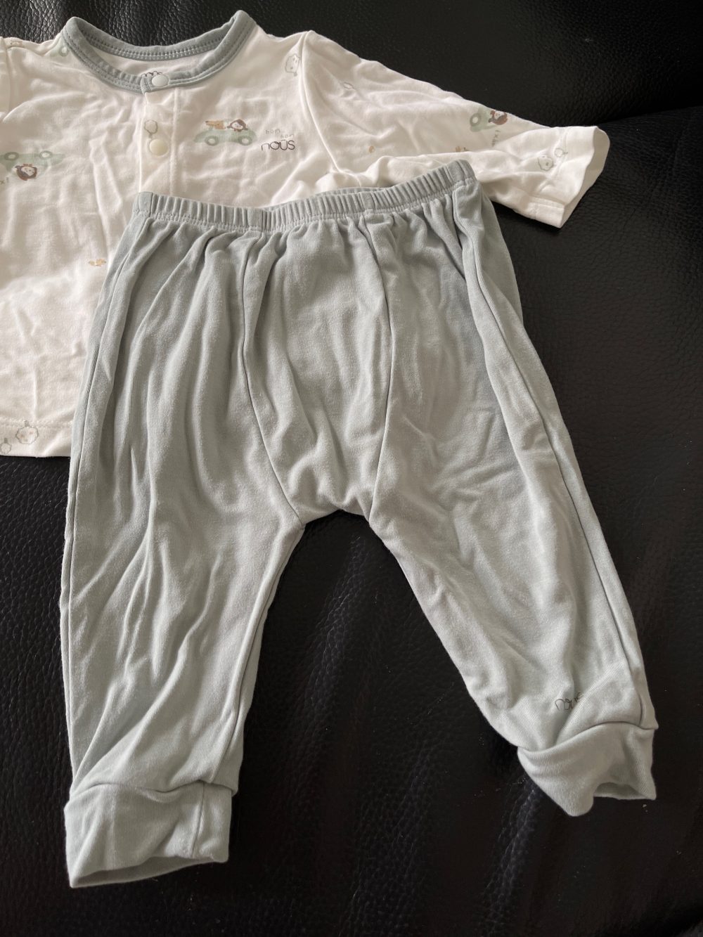 Set bộ tay dài và bodysuit Nous (size: 0->3m) - Ảnh 11