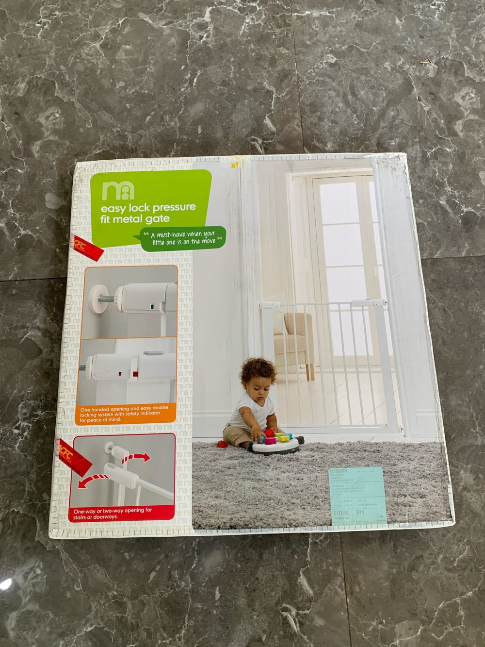 Thanh chắn cửa Mothercare ( mới 100%, 75-81cm) - Ảnh 3