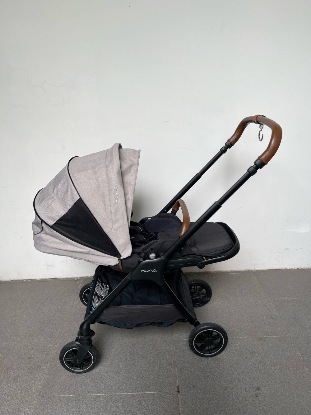 Xe đẩy Nuna triv màu xám khung đen ( size: 0->22kg) - Ảnh 6