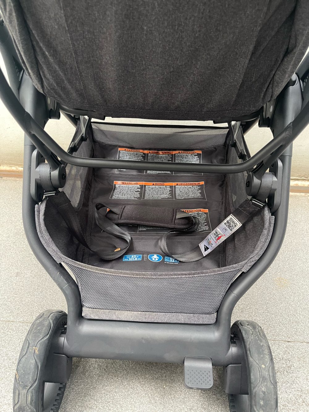 Xe đẩy Ergobaby Metro 3 Deluxe màu xanh xám ( size: 0->4m, tối đa 22kg) - Ảnh 18