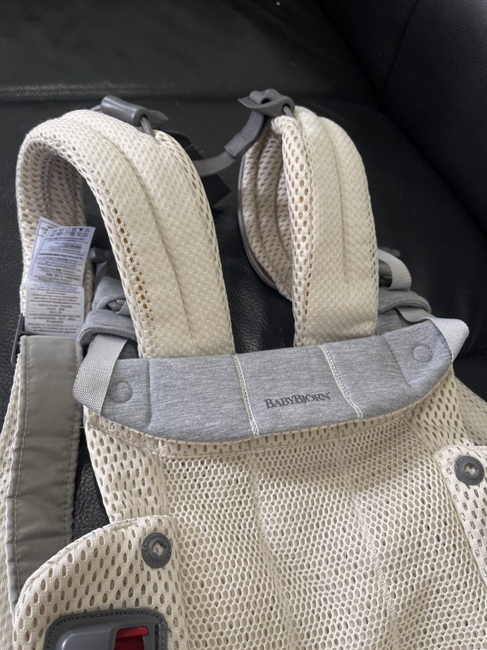 Địu Baby Bjorn Harmony màu kem (0->3y, tối đa 15kg, full box) - Ảnh 16