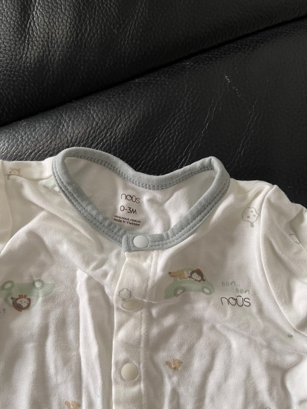 Set bộ tay dài và bodysuit Nous (size: 0->3m) - Ảnh 9