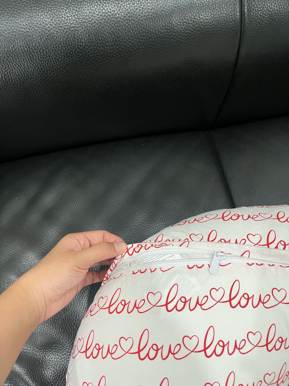 Gối cho bú Boppy Red Love Letters ( còn túi đựng) - Ảnh 10