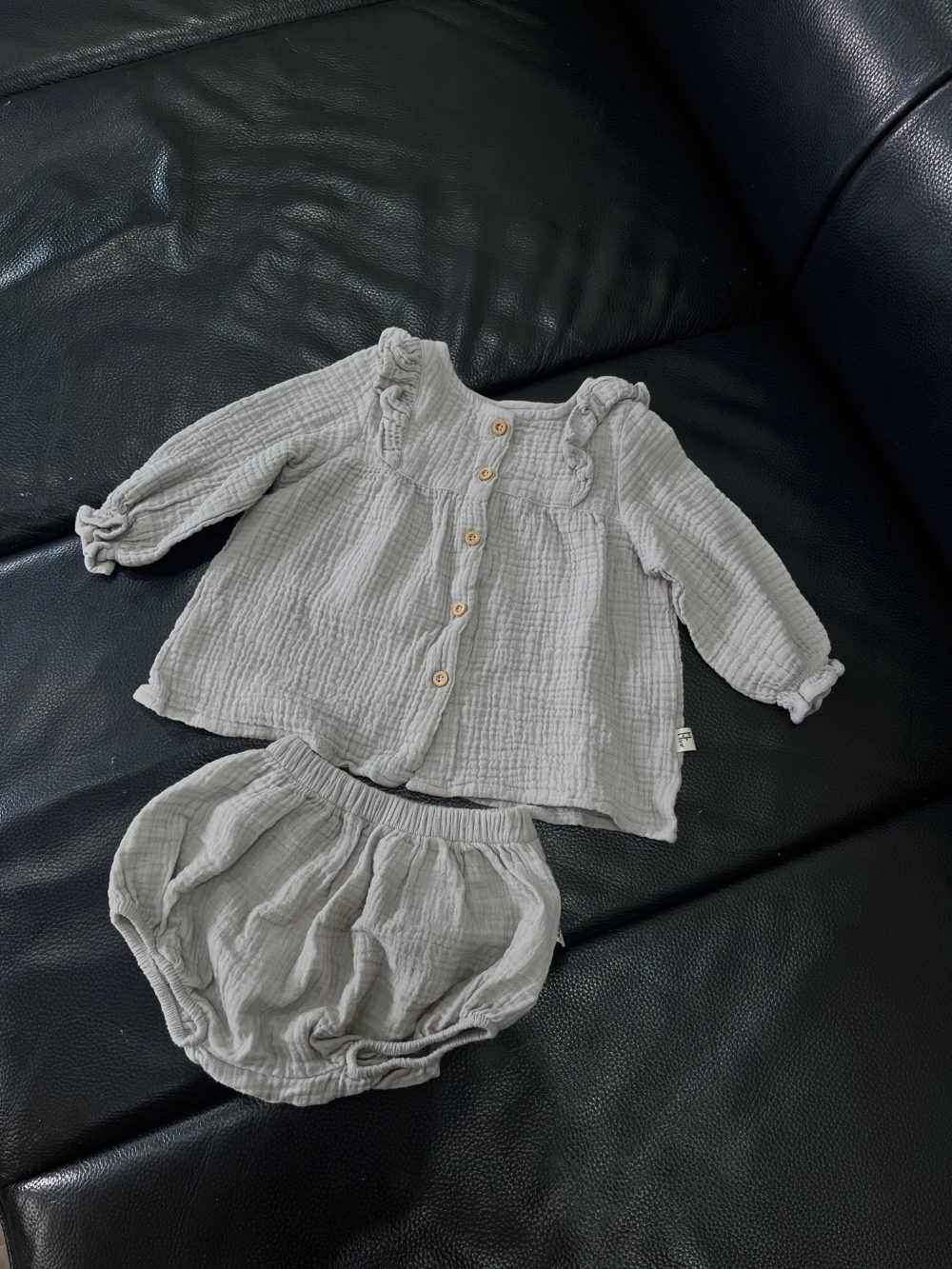 Set 2 đồ bộ cotton Verdaubet màu be, Abetta màu xanh (12→18m) - Ảnh 21