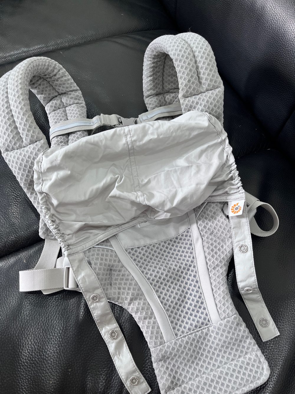 Địu Ergobaby Alta Hip Seat, Pearl Grey( size: 5kg5->20kg ~ 4->48m) full box - Ảnh 8