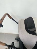 Xe đẩy Nuna triv màu xám be khung đen ( size: 0->22kg, full box) kèm cúp holder và adapter - Ảnh 5