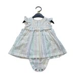 Ðầm bodysuit kẻ sọc cầu vồng Mothercare (Size: 3->6m)