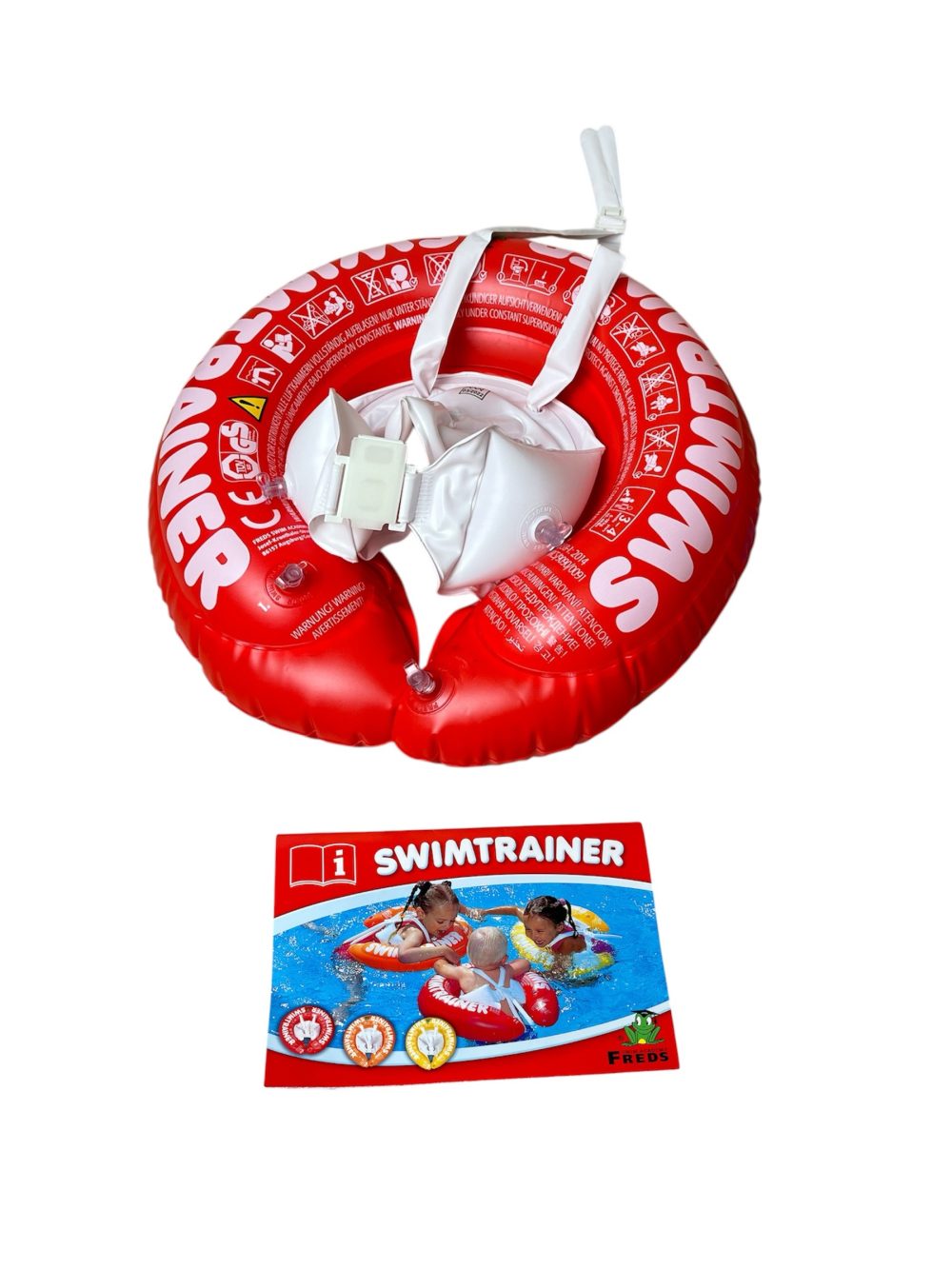 Phao Bơi Swimtrainer màu đỏ đỡ lưng cho bé ( size: 3m->4y~ 6->18kg) - Ảnh 1