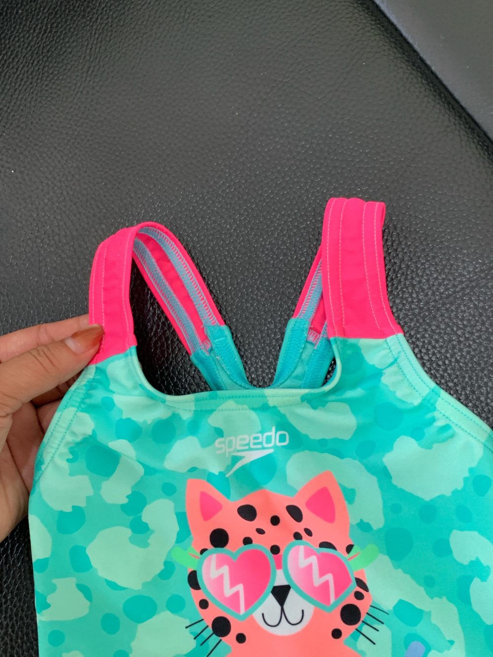 Đồ bơi một mảnh Speedo Digital Printed màu xanh mint (12-18m) - Ảnh 4