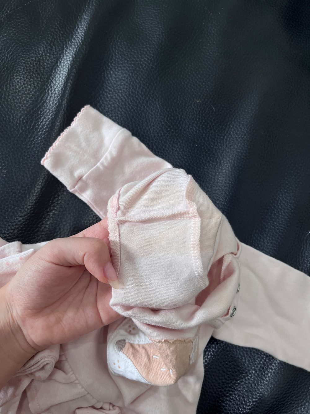 Bộ liền thân Mothercare hoạ tiết chấm bi màu hồng (6m-9m) - Ảnh 6