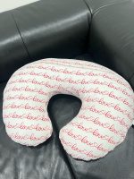 Gối cho bú Boppy Red Love Letters ( còn túi đựng) - Ảnh 13