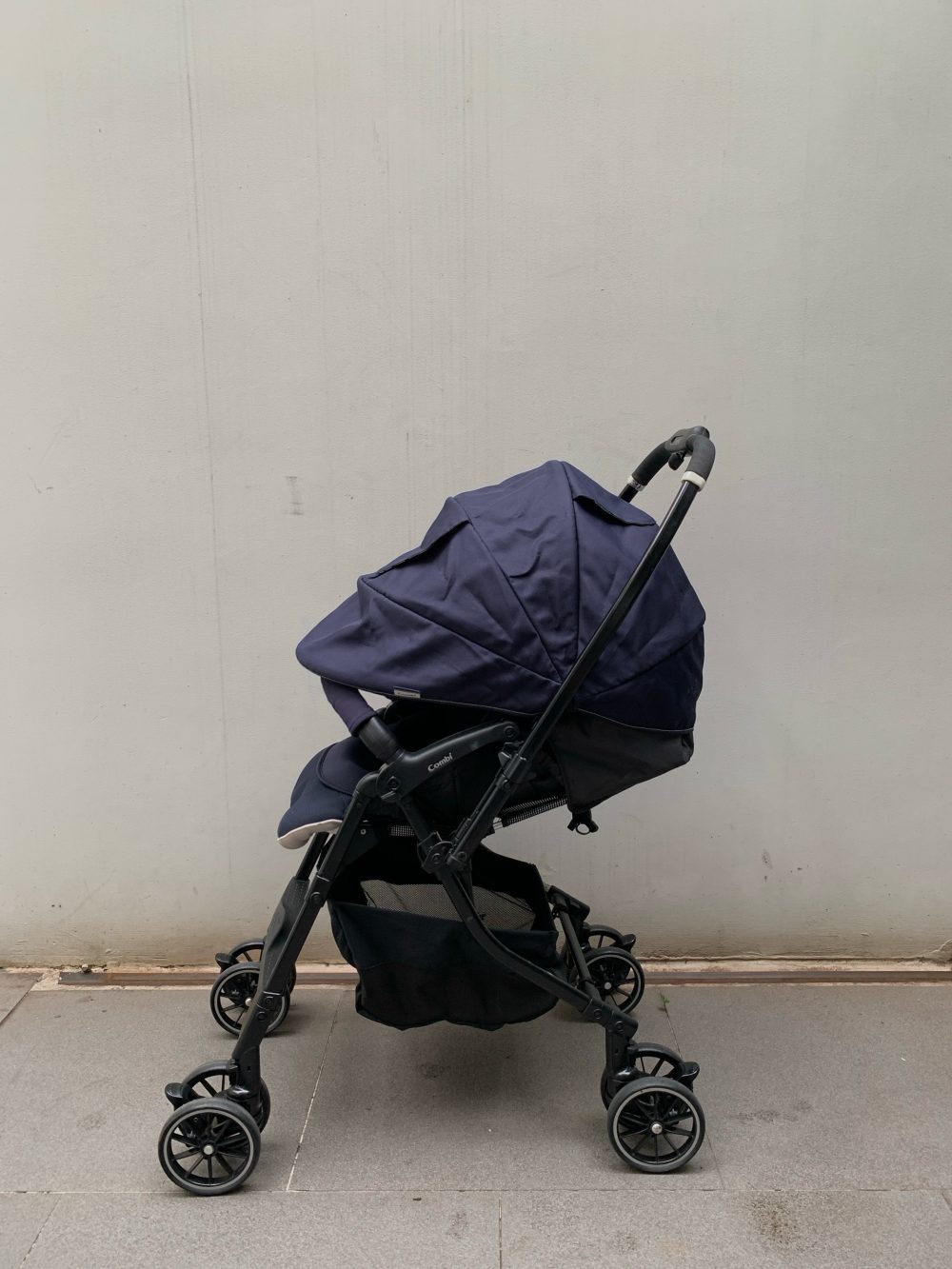 Xe đẩy Combi Mechacal Handy 4Cas màu xanh navy (sơ sinh-15kg~36 tháng) - Ảnh 24