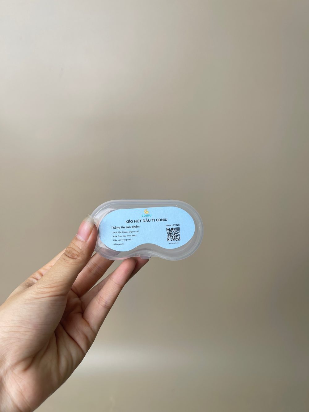 Set 3 món dụng cụ dập núm ti bình sữa, máy đo tim thai Fetal Doppler, dụng cụ kéo hút đầu ti - Ảnh 11